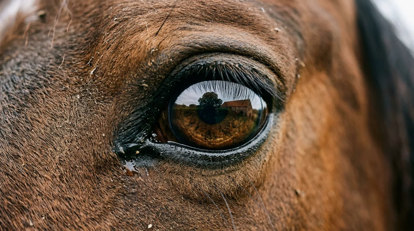 Un regard de cheval, Les Écuries Joanne Jacquet, Beaumont-lès-Valence